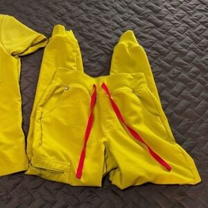 Figs Limeade Scrub Pants